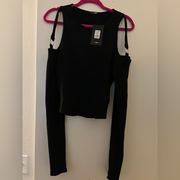 Black top o ring sleeves “ doing it my way top“ - Picture 2 of 7